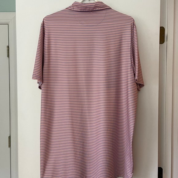 SIMPLY SOUTHERN Men's Striped Short Sleeve Polo Golf Shirt  Size XL - Picture 4 of 5